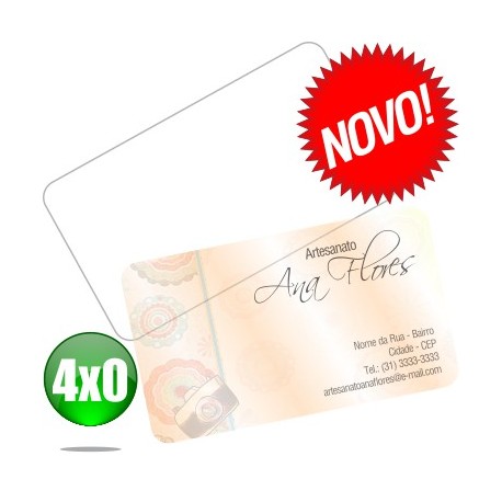 CARTÃO DE VISITA • 500 Unid.