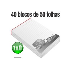 BLOCO DE ANOTAÇÕES • 2000 Unid.