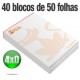 BLOCO DE ANOTAÇÕES • 2000 Unid.