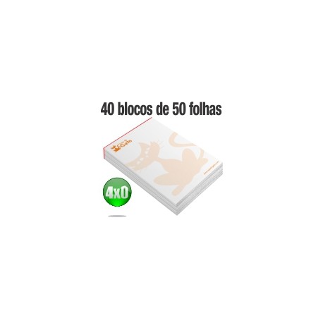 BLOCO DE ANOTAÇÕES • 2000 Unid.